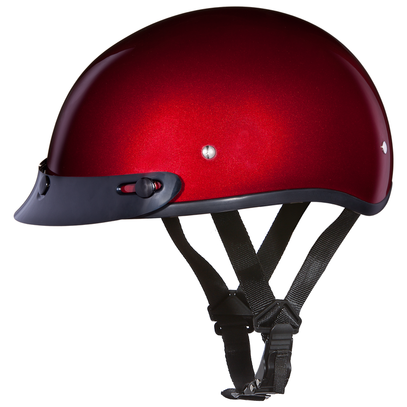 Daytona Helmets D.O.T. Approved 1/2 Shell Helmets (Skull Cap with Viso – HANGER 11 Daytona Helmets D.O.T. Approved 1/2 Shell Helmets (Skull Cap with Viso – HANGER 11