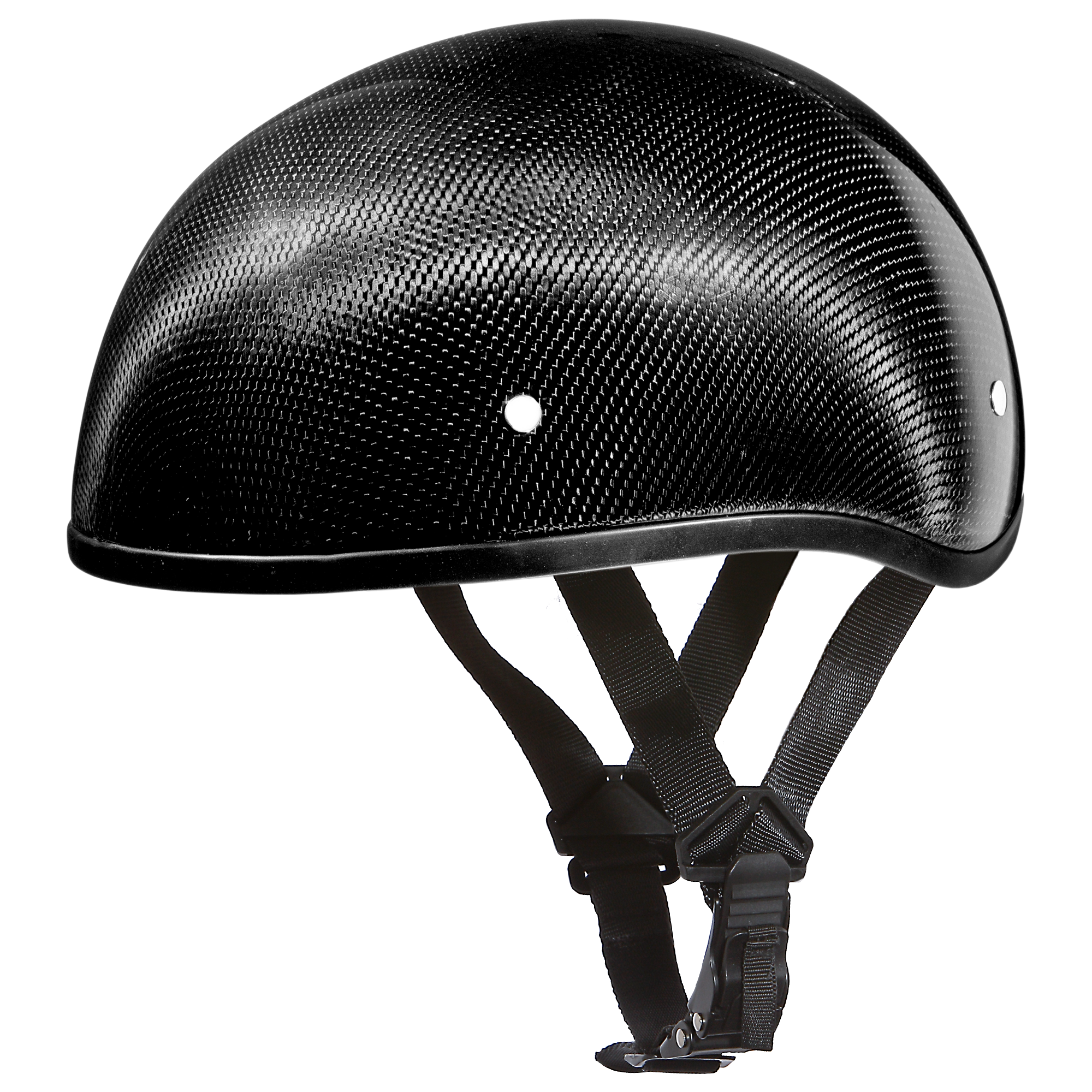 D.O.T. Daytona Skull Cap W/O Visor- Grey Carbon Fiber XS D.O.T. Daytona Skull Cap W/O Visor- Grey Carbon Fiber XS