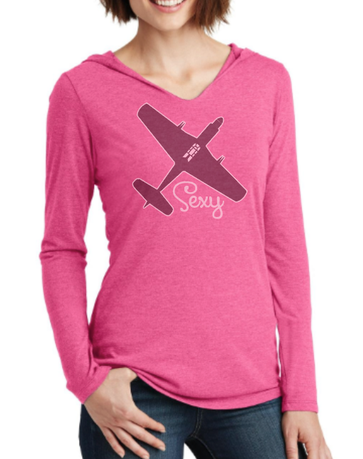 PLANE Sexy Fusion Light Weight Hoodie (Pink)